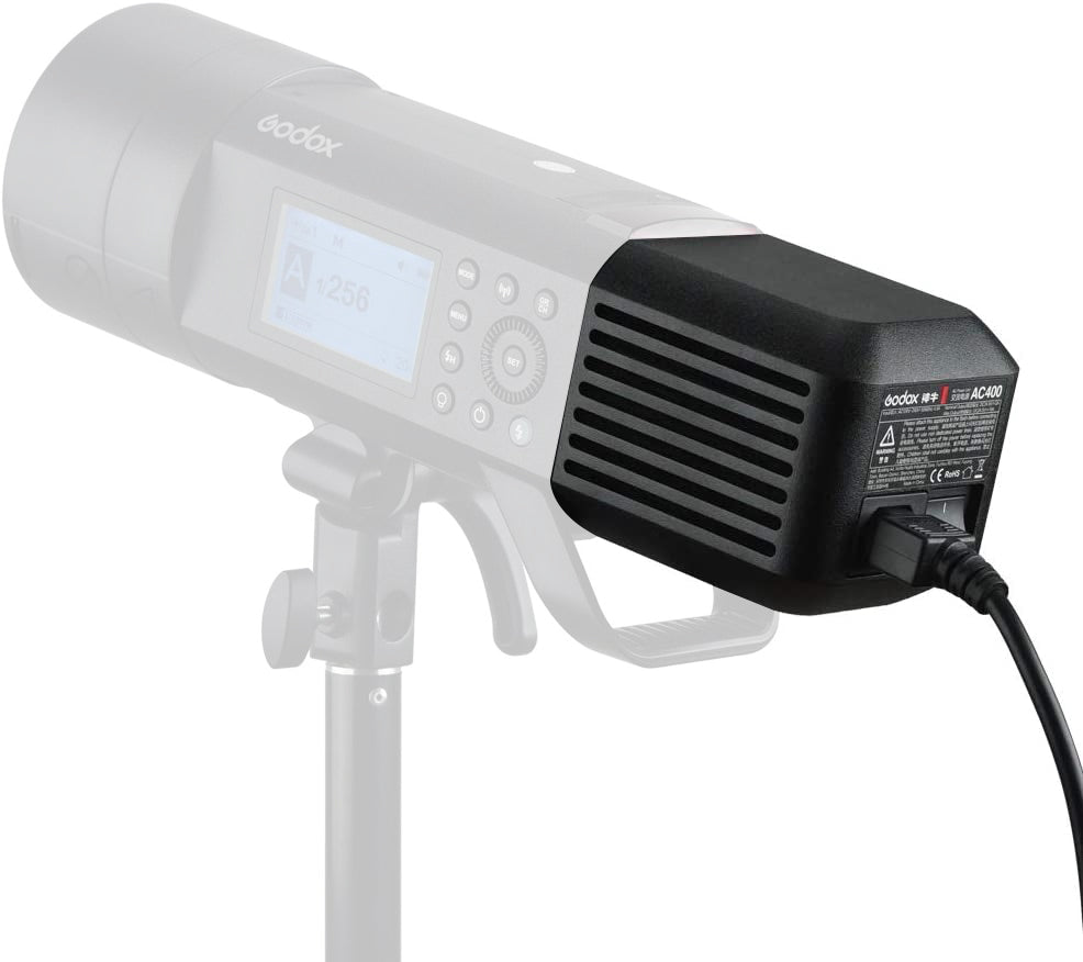 Godox Wistro AC400 400W AC Power Unit Source Adapter for AD400 Pro Video Light with Cable