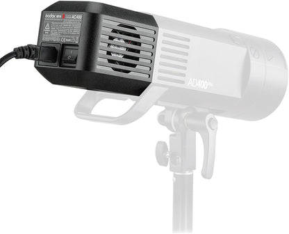 Godox Wistro AC400 400W AC Power Unit Source Adapter for AD400 Pro Video Light with Cable
