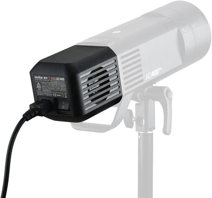 Godox Wistro AC400 400W AC Power Unit Source Adapter for AD400 Pro Video Light with Cable