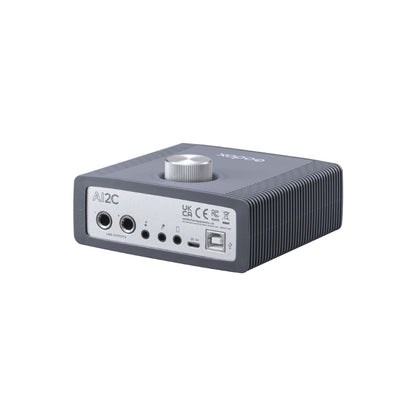 Godox AI2C 2-Channel USB Sound Card Audio Interface with XLR / TRS Mic / Instrument Input, 3.5mm Output, Built-In DSP Effects, Microphone Preamp with Gain Knob for Computer & Gaming