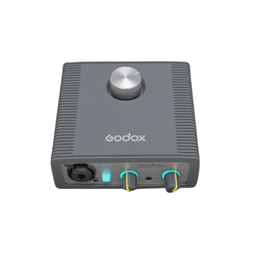 Godox AI2C 2-Channel USB Sound Card Audio Interface with XLR / TRS Mic / Instrument Input, 3.5mm Output, Built-In DSP Effects, Microphone Preamp with Gain Knob for Computer & Gaming