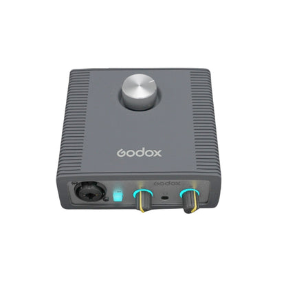 Godox AI2C 2-Channel USB Sound Card Audio Interface with XLR / TRS Mic / Instrument Input, 3.5mm Output, Built-In DSP Effects, Microphone Preamp with Gain Knob for Computer & Gaming