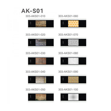 Godox AK-S Full Slide Kit (60PCS) with Assorted Unique Filters Designs for AK-R21 Projection Attachment and Camera Flash