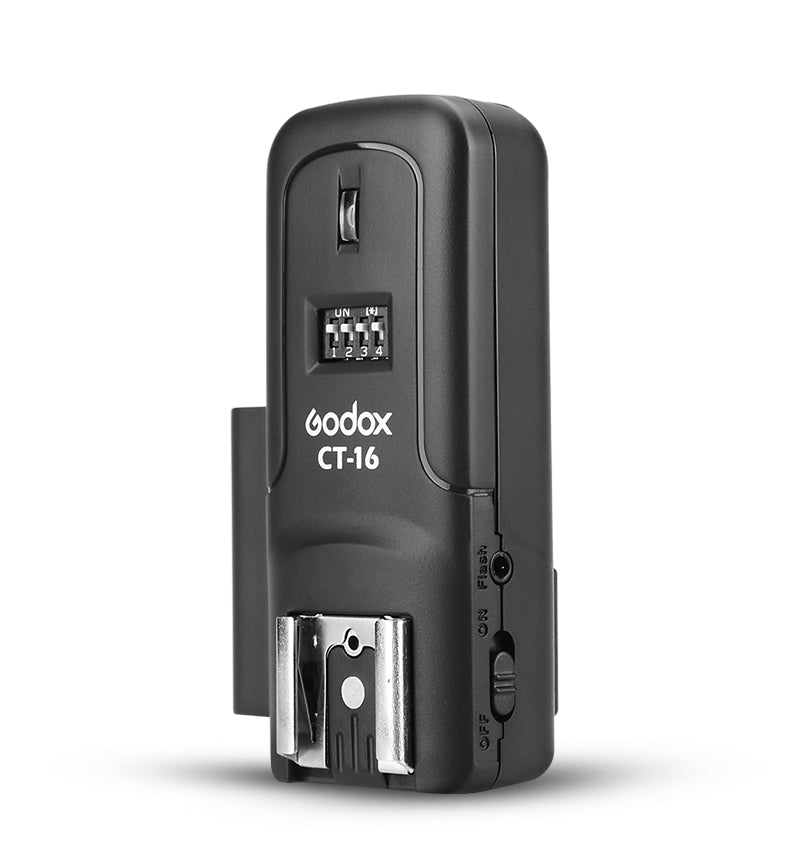 Godox CT-16 / CTR-16 Wireless 16-Channels Radio Flash Trigger Transmitter and Receiver for Studio and Lighting Equipment (Available in Set and Receiver Only)