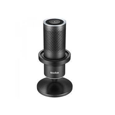 [CLEARANCE] Godox EM68X RGB USB Condenser E-Sport Microphone with 4 Pick-Up Patterns, 3.5mm Jack Input and Mic Smart App Control Support, Plug and Play for Gaming, Streaming and Podcasting