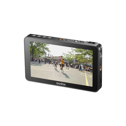 [CLEARANCE] Godox GM6S 4K UHD HDMI 5.5" Ultra Bright Camera Monitor with IPS Touchscreen Display, 3D LUT Import via SD Card Slot, DCI Video Support, USB Type-C Port
