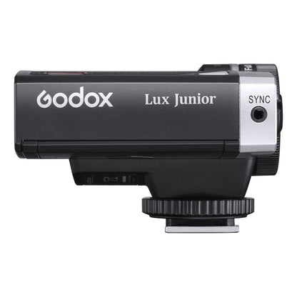 Godox Lux Junior Retro Camera Flash with Manual and Auto Flash Modes, Optical Mode with S1 and S2 Settings and Vintage Design for Street and Candid Photography (Mint Blue)
