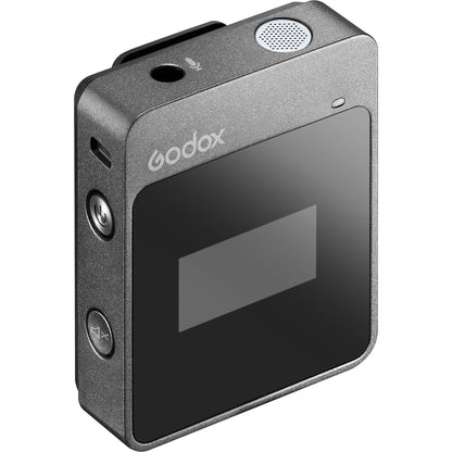 [CLEARANCE] Godox MoveLink LT1 Compact Wireless Microphone System 2.4GHz (TX RX) with Lightning Connector, Lavalier Mic for Smartphone Audio Recording Vlogging