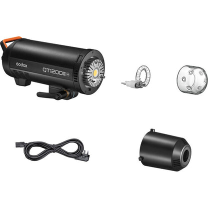 Godox QT1200IIIM Flash Head 1200W/s LED 2.4G Wireless with LCD Display and Built-in S1 and S2 Slave Trigger Modes