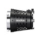 Godox SA-17 Bowens Mount Snoot Adapter to SA-P Projector Projection Attachment for LED Lights and Studio Lighting Equipment