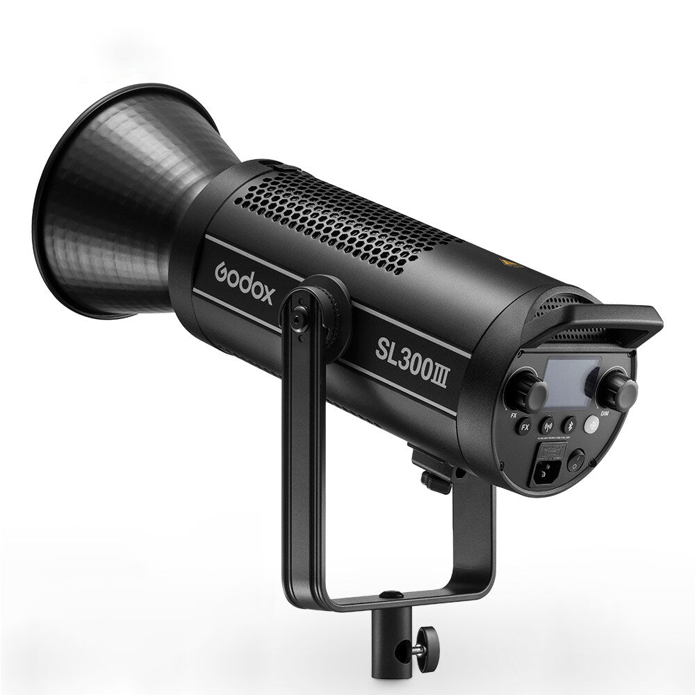 Godox SL300III Daylight 5600K Wireless LED Video Light with Bowens Mount, Effect Presets, Dual Cooling Fans and Rotatable Yokes | SL-300III