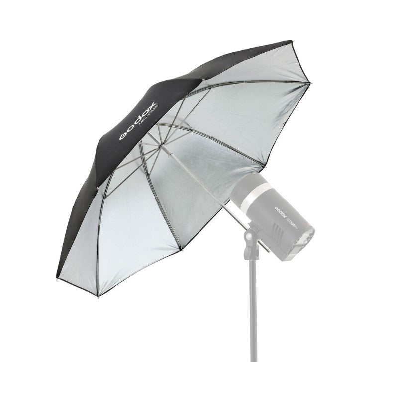 Godox UBL-085 85cm Reflector Umbrella for AD300 Pro Flash and other Studio Lighting Equipment for Photography (Silver, White)