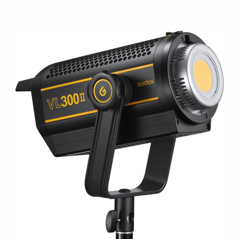 GODOX VL200II VL300II 200W / 300W Wireless LED Video Light with Godox Light App Support, 8 FX Effects, Ultra-Silent Cooling Fan & 360 Degree Rotatable Bracket for Photography & Studio Lighting (Version 2)