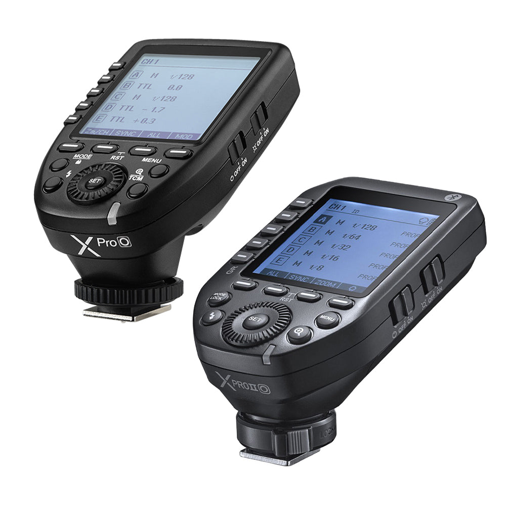 Godox XPRO-O XPROII-O TTL 2.4Ghz Wireless Flash Trigger Transmitter with Autoflash and Max 328ft Range, Sekonic L-858 & TCM Function, Mobile App Control and Multi ID Access Settings for DSLR and Mirrorless Camera