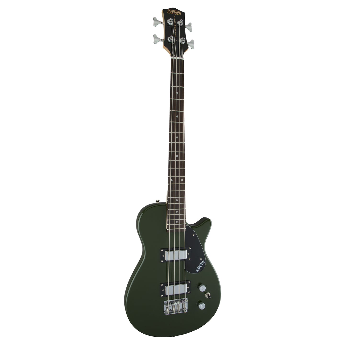 Gretsch G2220 Electromatic Junior Jet Bass II Short-Scale Electric Bass Guitar with Mini Humbucking Pickups Right-Handed (Black, T. Sunburst, Torino Green)