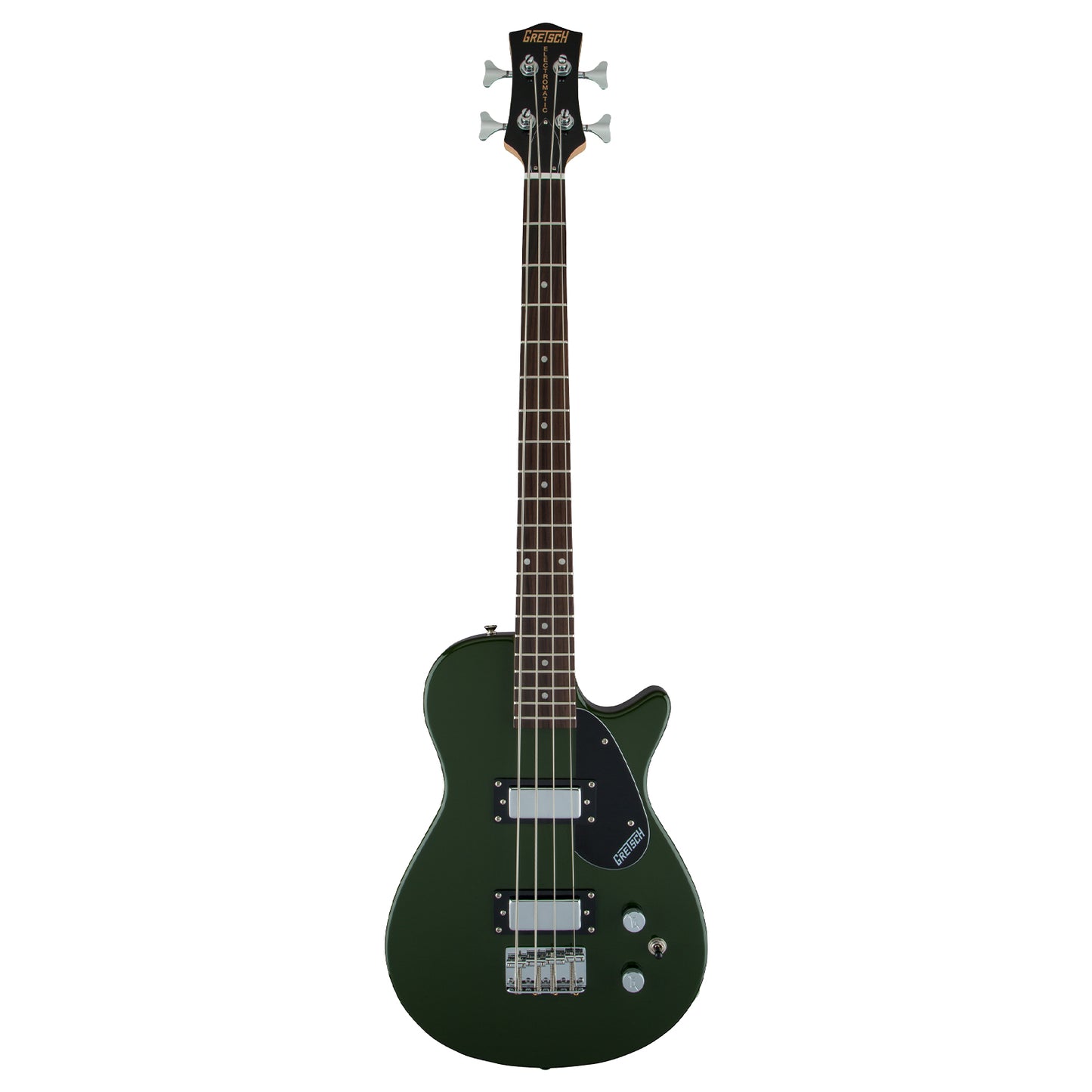 Gretsch G2220 Electromatic Junior Jet Bass II Short-Scale Electric Bass Guitar with Mini Humbucking Pickups Right-Handed (Black, T. Sunburst, Torino Green)