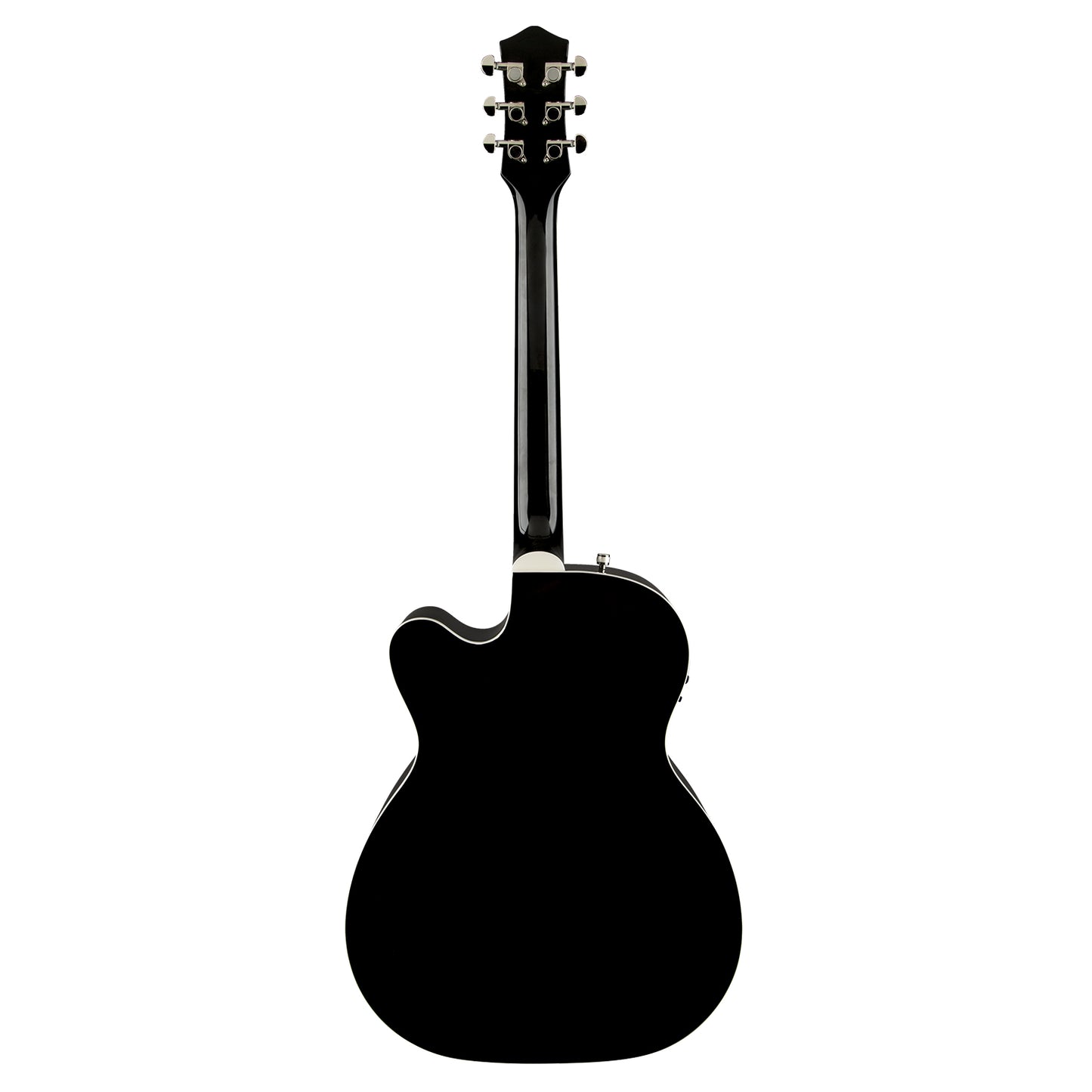 Gretsch G5013CE Rancher Junior Jr Acoustic Electric Guitar with Deluxe Tuners, Volume Tone Control, Right-Handed (Black)