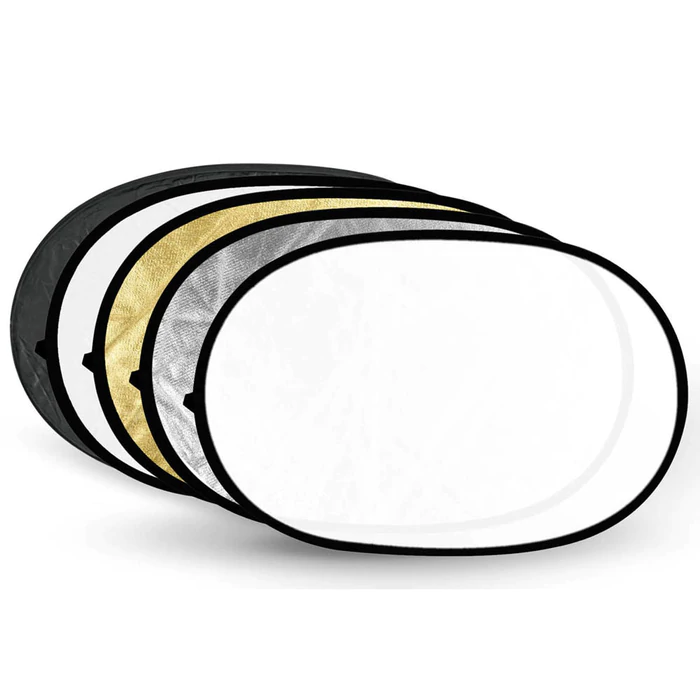 Godox RFT-05-100150 Collapsible 100CM x 150CM 5 in 1 Reflector Disc for Photography, Studios