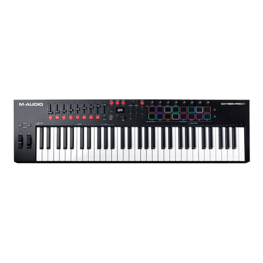 M-Audio Oxygen Pro 61 61-key USB powered MIDI controller with Smart Controls and Auto-mapping