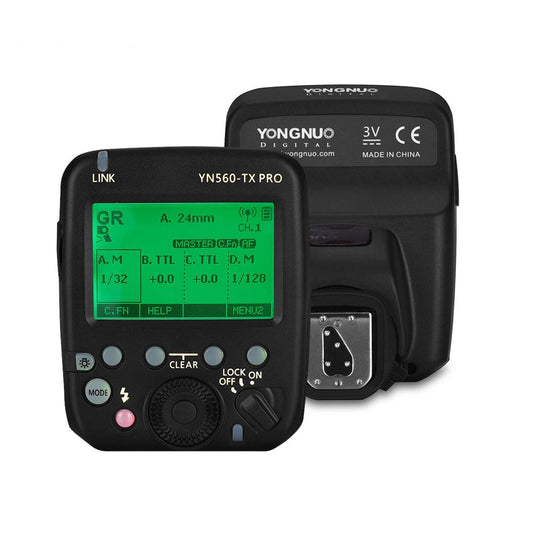 Yongnuo YN560 TX Pro Wireless Manual Flash Transmitter Trigger for YN200 RF603 RF605 YN622 and Other Yongnuo Flash for Nikon