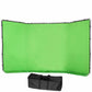 Pxel 2.4 x 6m Panoramic Chroma Key 4-Fold Green Screen Background Muslin Cloth with Kit Foldable Aluminum Butterfly Frame for Photography and Videography | BG-FM2460