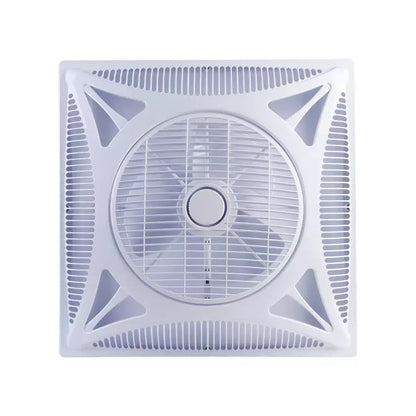 Ucassa APD-60L Embedded Ceiling Fan Integrated Gypsum Board Plasterboard with 3 Speed Control for Home and Industrial Ventilation (600 x 600mm)