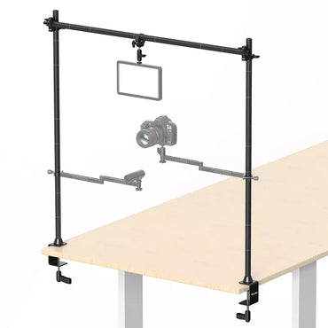 Vijim by Ulanzi LS15 Multifunction Photo Studio Desktop Stand Frame with Full Aluminum Support Beams and Heavy Clamps for Photography and Streaming | 2657