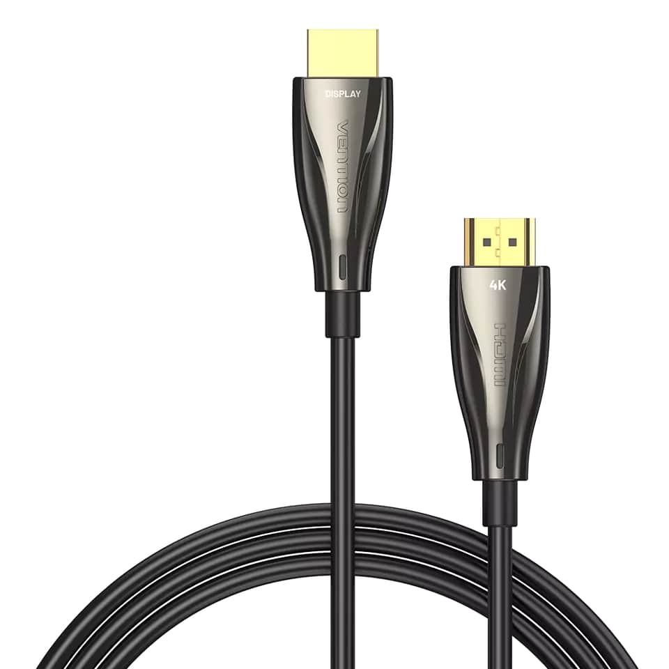 Vention HDMI 2.0 Male to Male Optical Fiber Cable with 18Gbps Data Transfer and 4K UHD Support (20M, 30M, 40M, 50M, 60M, 80M, 100M)| ALAB Vention HDMI 2.0 Male to Male Optical Fiber Cable with 18Gbps Data Transfer and 4K UHD Support (20M, 30M, 40M, 50M, 60M, 80M, 100M)| ALAB