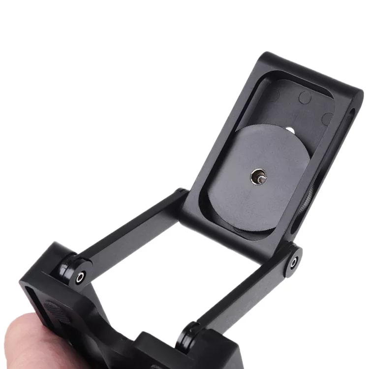 Pxel Plastic Z-Shaped Foldable Tripod Head Plate w/ 1/4" & 3/8" Screws for DSLR & Mirrorless Cameras