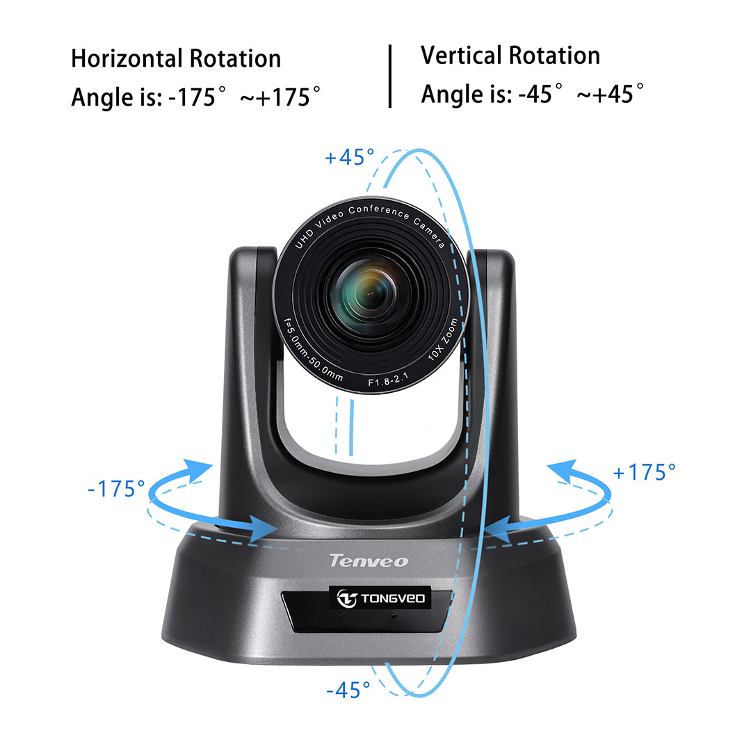 Tenveo Tevo NV400 UHD 4K Video Camera with Pan, Tilt, 10x Zoom USB 3.0  for Conference Meeting