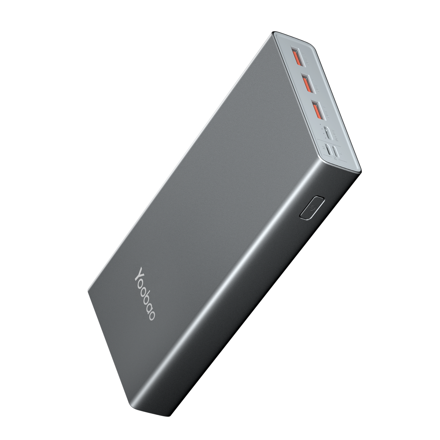 Yoobao 99Wh 26800mAh (PD45W, 22.5W, 18W) 3 Input and 4 Output Quick Charging High Capacity Power Bank, Grey