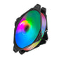 Alseye MAX 120-PB 120PB RGB Case Fan with 2510-3pin and Molex 4-pin Connector RGB Computer Cooling Fan