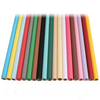 Pxel P136-62 1.35 x 10m Seamless Assorted Solid Color Paper Photo Background Backdrop for Professiol Studio Photography (Plum)