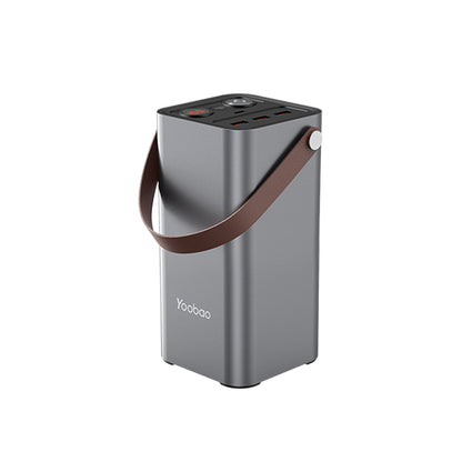 [CLEARANCE] Yoobao EN1S 150W 26400mAh Portable Power Station Powerbank PD45W Power Delivery Two-Way Quick Charging USB Type C with Built-in AC Inverter, LED Lights (Grey)