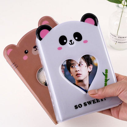 [CLEARANCE] Pikxi Cute Animal Photo Album  64 Pockets 3 Inches Pictures Holder Book For Instax Mini Camera