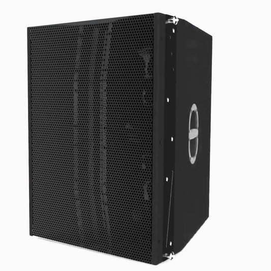 KEVLER HLT-12X 600W Hybrid Active Line Array Speaker System with Built-In 1200W Dual Amplifier and 12" Bass Driver, 50m Max Range, XLR I/O, RJ45 Port and Built-In Software and Volume Controls