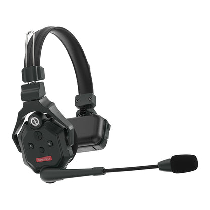 Hollyland Solidcom C1-HUB8S 1.9GHz 9-Person Full Duplex Wireless DECT 6.0 Intercom System with 1 Master / 8 Remote Headsets, Main HUB Base, 350M Max Transmission Range, Batteries and Charger for Professional Filmmaking