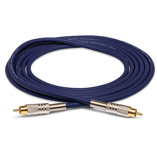 Hosa DRA-500 Series S/PDIF RCA Male to RCA Male Coax Cable 75 Ohm (Available in 2M, 6M) | DRA-502, DRA-506