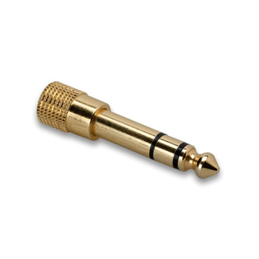 Hosa GHP-105 3.5mm TRS Female to 1/4" TRS Male Audio AUX Adapter for Headphone to Stereo Phone Jack