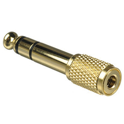 Hosa GHP-105 3.5mm TRS Female to 1/4" TRS Male Audio AUX Adapter for Headphone to Stereo Phone Jack
