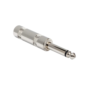 [CLEARANCE] Hosa PLG-025 PLG-025S 1/4-Inch TS/TRS Audio Mono Stereo Phone Plug Male Mount Connector for Instrument Cable and Speaker Wire