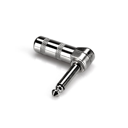Hosa 1/4-Inch Stereo Right Angle TS/TRS Audio Cable Mount Connector for Instrument Cable and Speaker Wire