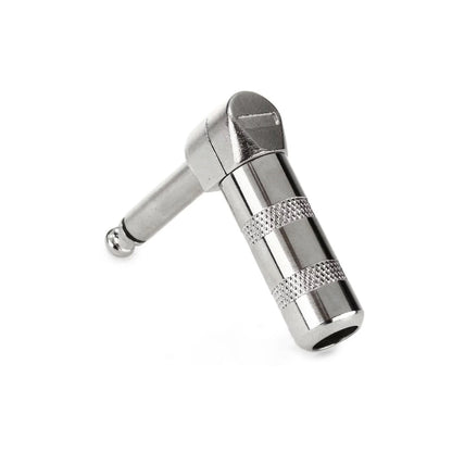 Hosa 1/4-Inch Stereo Right Angle TS/TRS Audio Cable Mount Connector for Instrument Cable and Speaker Wire