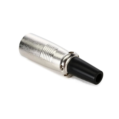 Hosa 3-Pin Female/Male XLR Plug with Clamped Strain Relief Cable Mount Connector for Speakers | XLM025, XLF-025