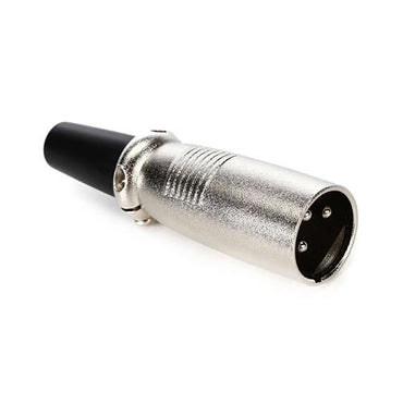 Hosa 3-Pin Female/Male XLR Plug with Clamped Strain Relief Cable Mount Connector for Speakers | XLM025, XLF-025