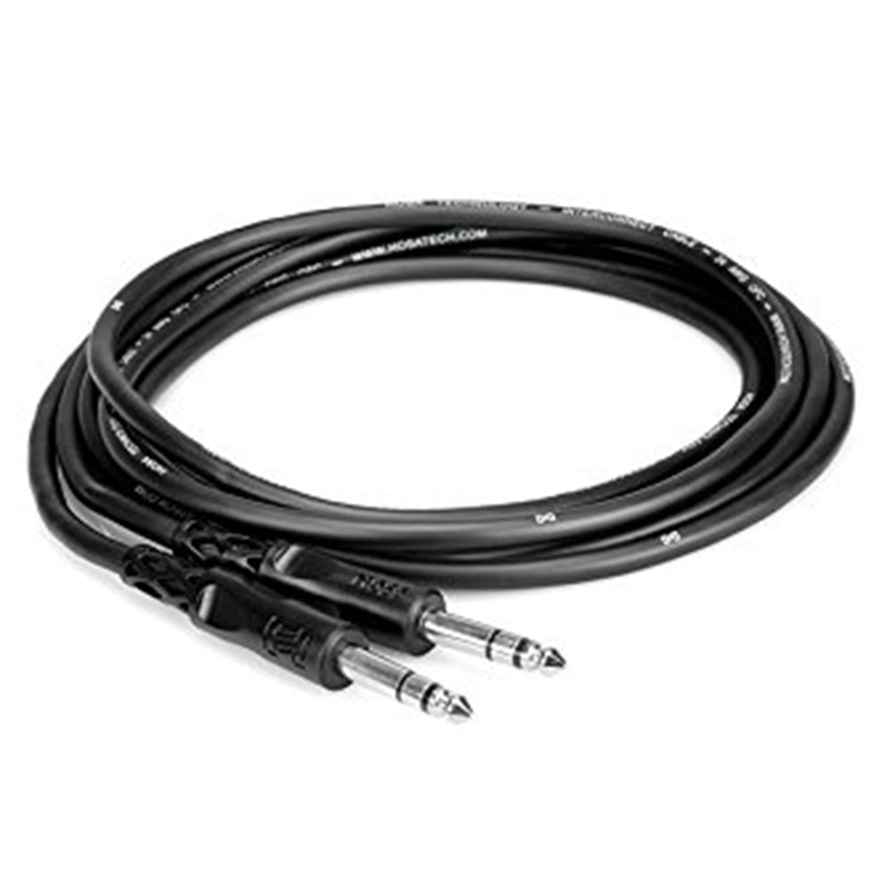 Hosa Technology CSS-105 Stereo 1/4 Male Phone to 1/4 Male Phone TRS Cable - 5'