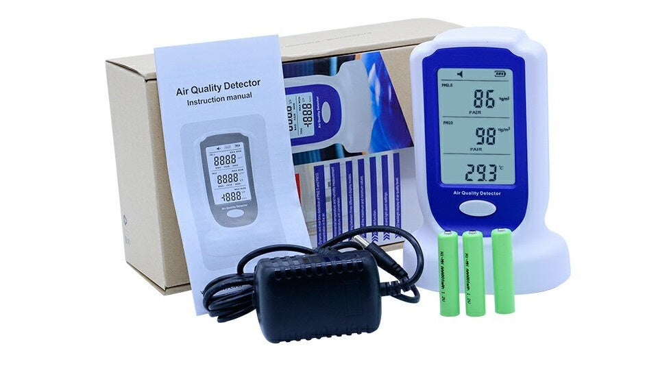 Benetech GM8803 Digital Gas Analyzer Tester Meter Detector Rechargeable PM2.5 PM10 Air Quality Monitor Sensor Pollution
