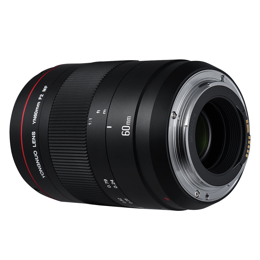 Yongnuo 60MM YN60MM f/2 Macro Prime Lens for Canon EF EF-S Auto Focus DSLR