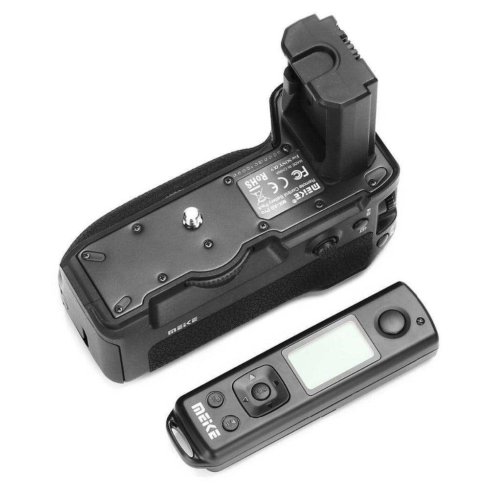 Meike MK-A9 Pro 2.4 GHz Remote Control Battery Grip Holder for Sony A9 A7RIII A7III A7 III Camera