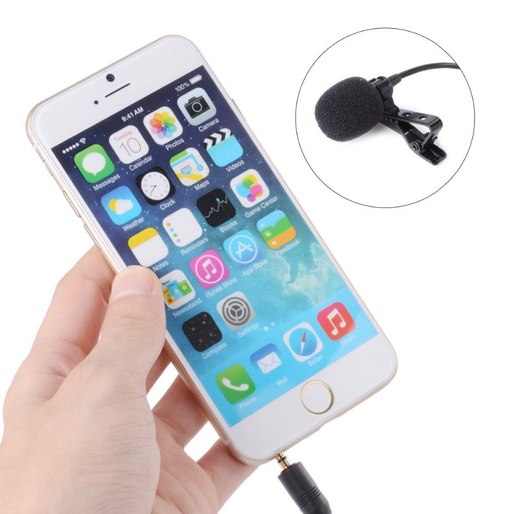 Boya BY-LM10 Smartphone Omnidirectional Lavalier Microphone for iPhone and Android Smartphones